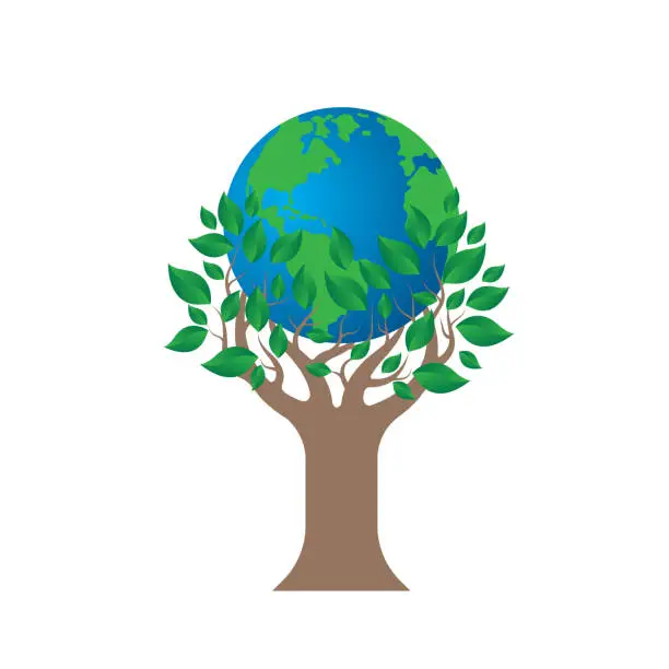 Vector illustration of world environment