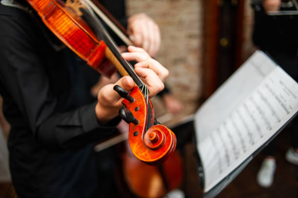 istock Studying at the music school on the violin 1280709910