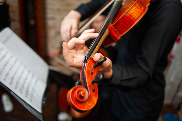 istock Studying at the music school on the violin 1280709940