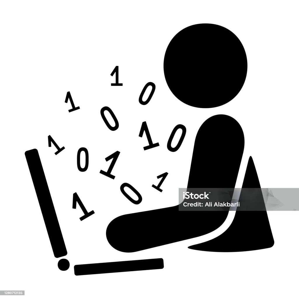 Dev Coder Sign Programmer Is Coding And Programming On His Laptop Software Developer ...