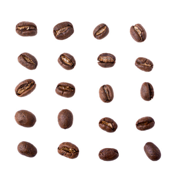 istock Roasted Arabica coffee beans for making freshly brewed coffee Top view. 1280729232