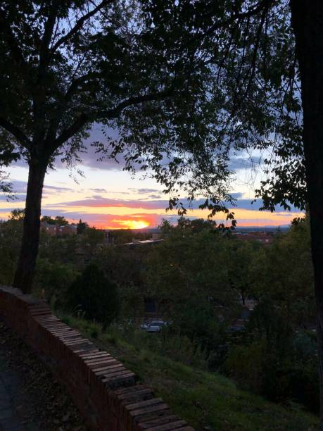 istock Skyline of Madrid from a Public Park 1280729294