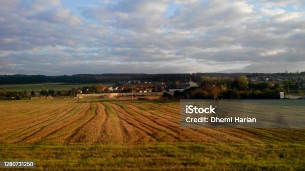 The View Of Village Close To Hof Stock Photo - Download Image Now - Agricultural Field, Color Image, Europe