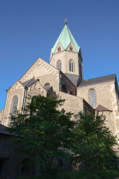 istock Backside of church Abtei Essen Werden 1280735940