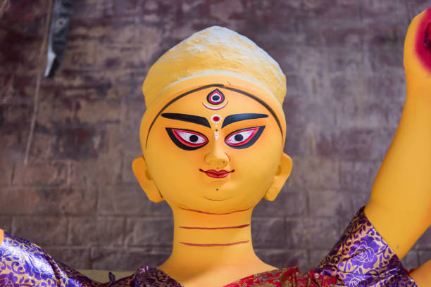 istock Close up portrait of Goddess Durga 1280735964