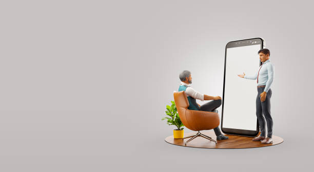 istock Application and social media concept. 1280737000