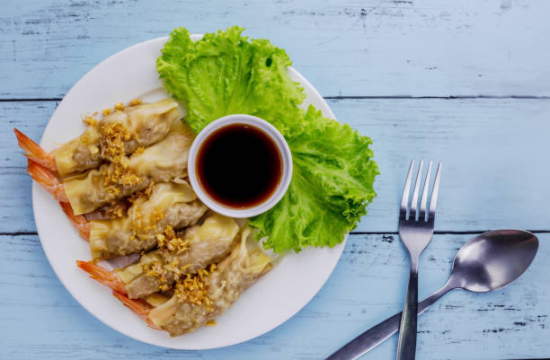 istock Shrimp wonton Chinese cuisine 1280753108