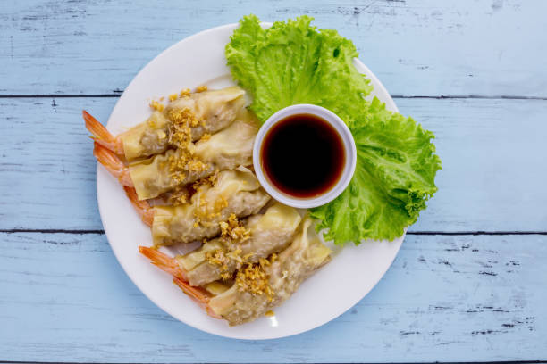 istock Shrimp wonton Chinese cuisine 1280754649