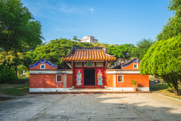 tempio delle cinque concubine - former famous place east architecture foto e immagini stock
