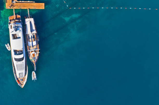 istock Boats on beautiful sea water. 1280757122