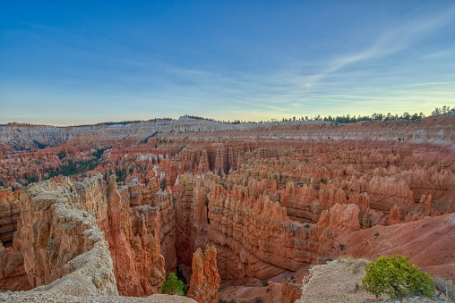 The breathtakingly beautiful scenery of Bryce Canyon National Park in southern Utah.