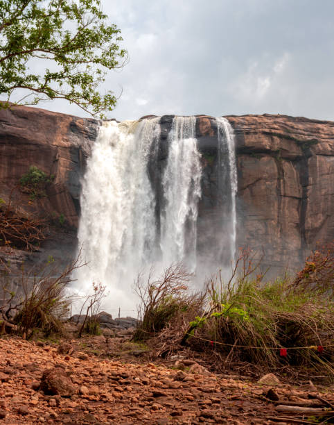 istock wterfall at western ghat forest from different angle at morning 1280766091