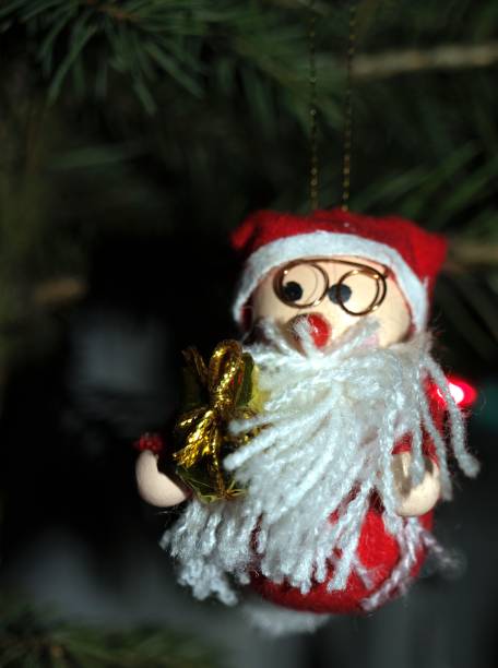 istock Santa Claus as Christmas tree decoration 1280766100