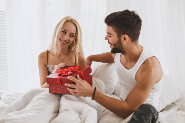 istock Say good morning with a lovely surprise for anniversary 1280767457