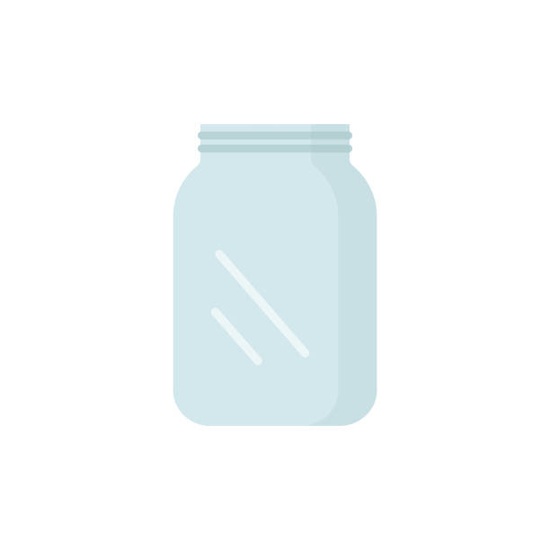 Jar Icon Vector Design. Vector EPS 10 File. mason jar stock illustrations