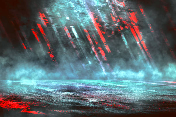istock Futuristic gaming background or product showcase. 1280771047