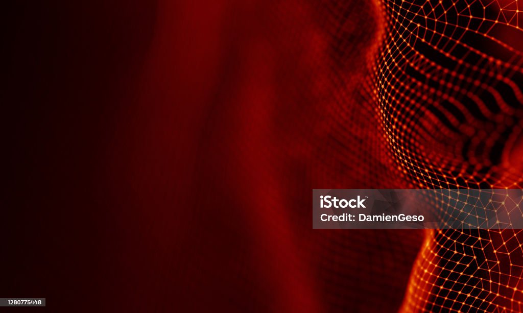 Red Development Background Abstract Red Geometrical Background Connection Structure Science ...