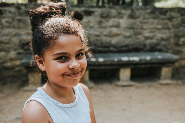 istock Smiling 8 Years Old Child Portrait 1280778698