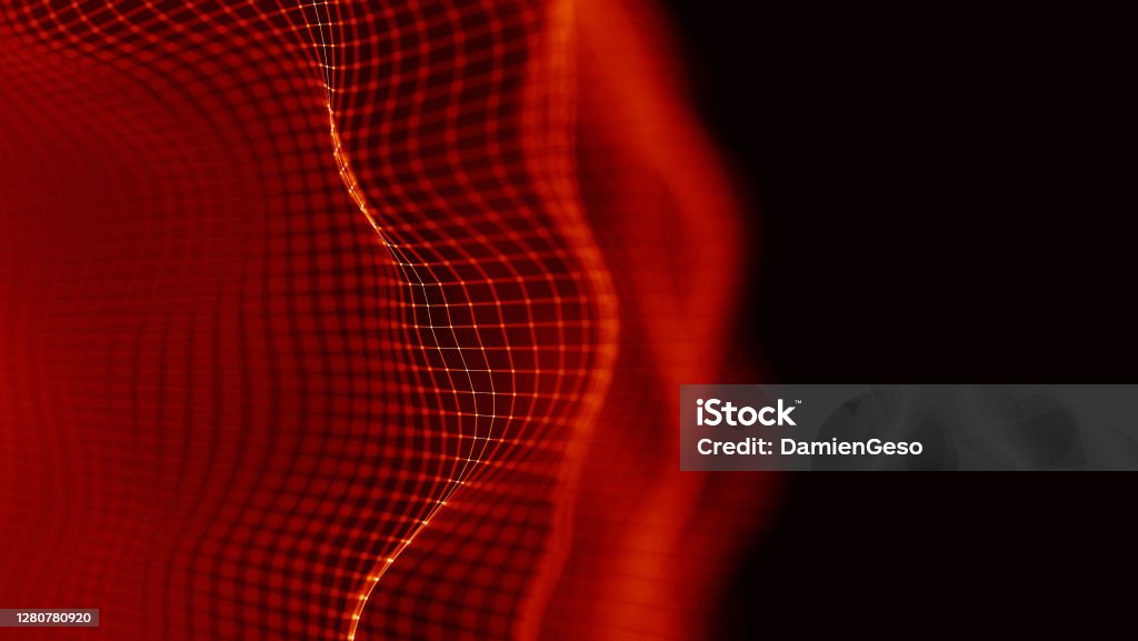 Red Development Background Abstract Red Geometrical Background Connection Structure Science ...