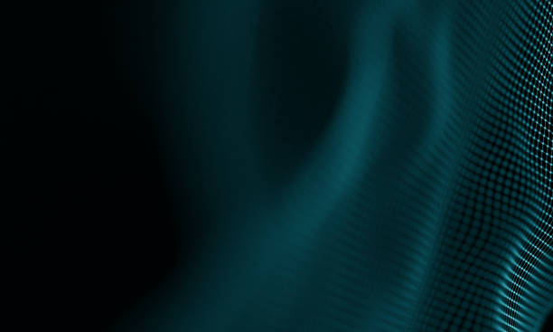 istock Abstract Blue Geometrical Background . Futuristic technology style. Neon Sign . Futuristic Technology HUD Element . Elegant Abstract background . Big data visualization . 1280782347