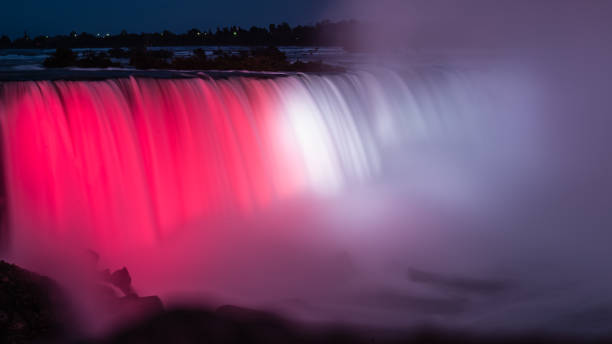 istock Colorful light shedding on the Niagara Falls 1280785021