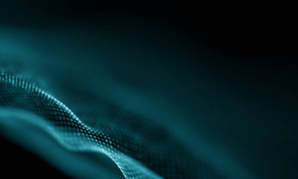 istock Abstract Blue Geometrical Background . Futuristic technology style. Neon Sign . Futuristic Technology HUD Element . Elegant Abstract background . Big data visualization . 1280789074