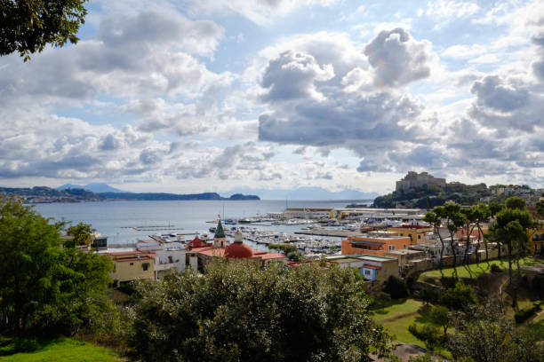 istock Clouds on Baia Town and Coastline 1280790136