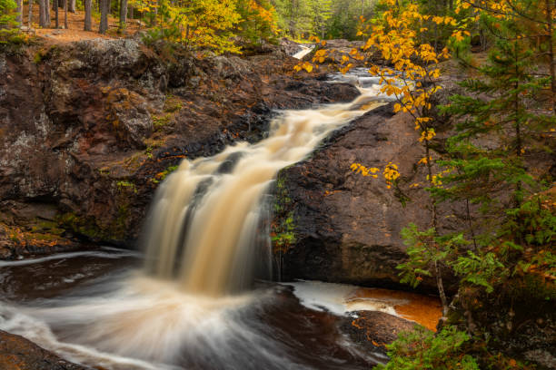 istock Waterfall in Northern Wisconsin 1280795350