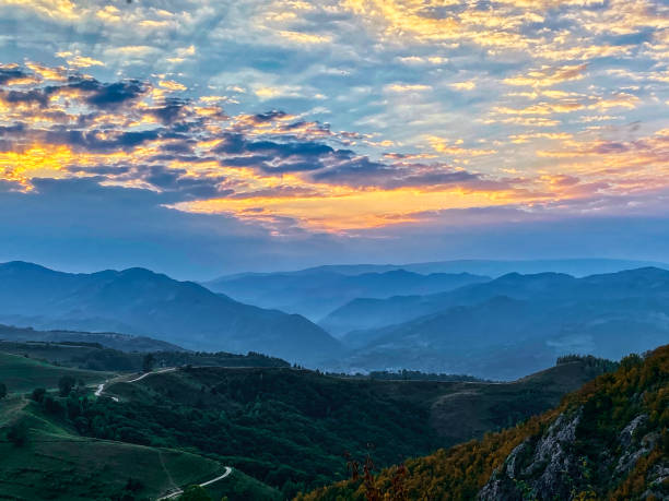istock Sunset View Atop Apuseni Mountain Pass 1280807294