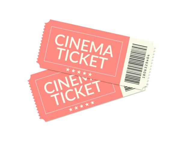 istock Cinema ticket. Movie vintage coupon. Vector realistic 1280814625
