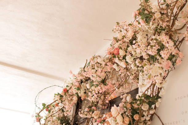 istock Whimsical Fall Branches and Delicate Floral Decor for a Neutral Autumn 1280817357