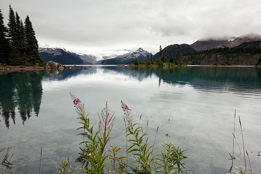 Garibaldi Lake in autumn in Squamish, BC, Canada