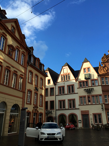Trier Germany - 04/24/2016 : street view in Trier Germany