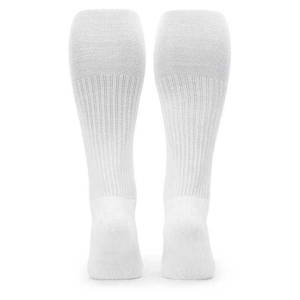 istock White long socks mockup isolated on white background with clipping path 1280845304