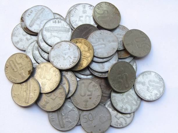 istock some old Indian 50-paise coins 1280846574