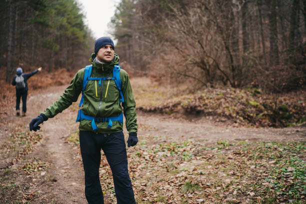 istock Hiking in the woods 1280850218