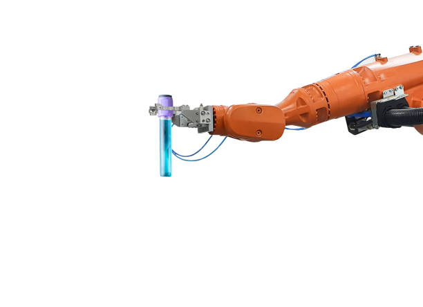 istock A robotic arm holding a medical test tube on a white background 1280851840