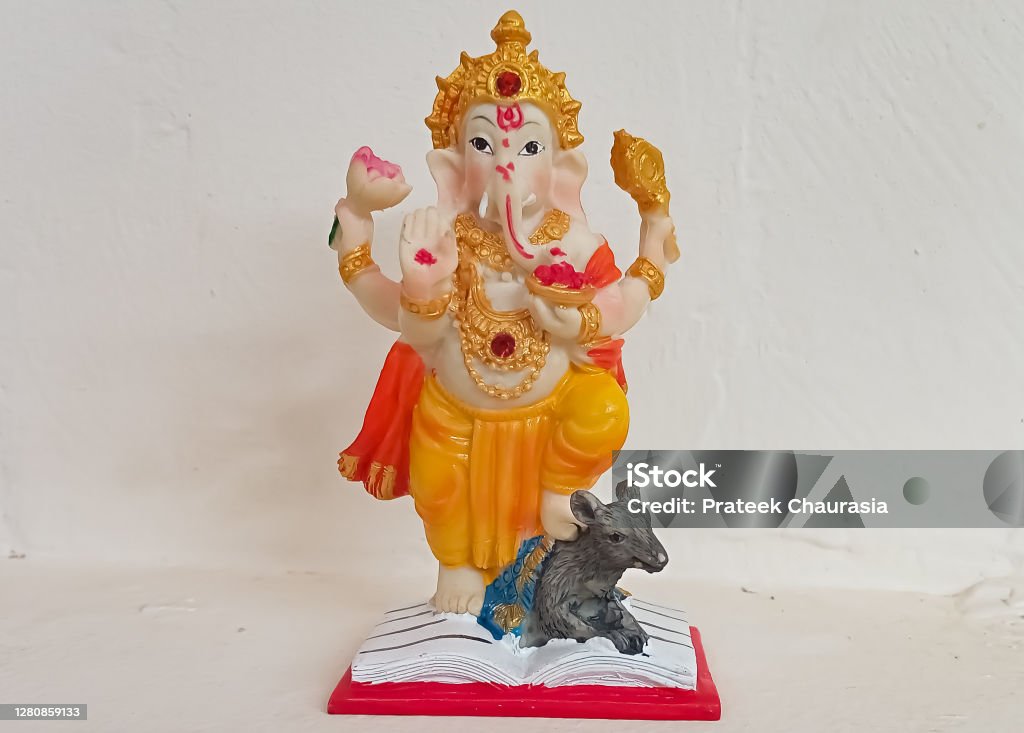 Lord Ganesha With Mushak Stock Photo - Download Image Now - Ganesh  Chaturthi, Ganesha, God - iStock