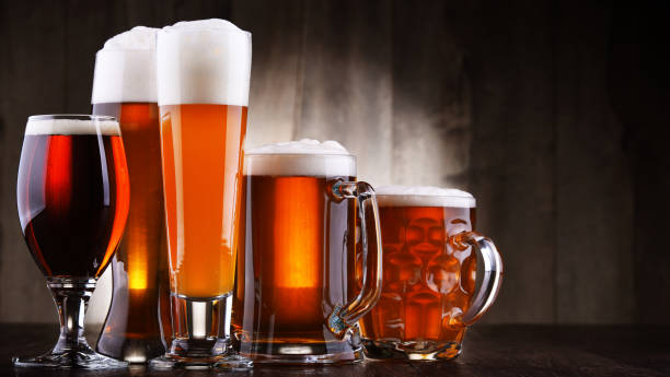 istock Composition with glasses of beer of various kinds 1280862093
