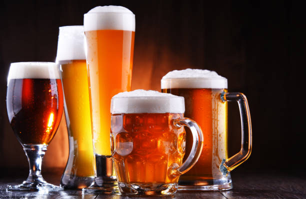 istock Composition with glasses of beer of various kinds 1280862129