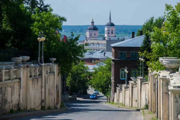 Oktyabrsky vzvoz - one of the oldest streets of Tomsk city.