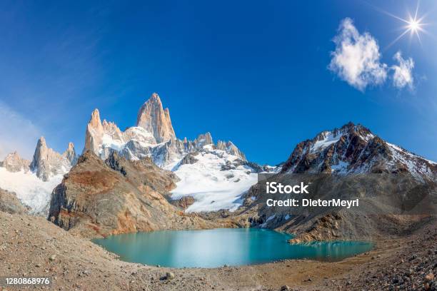 Mt Fitz Roy In Los Glaciares National Park Patagonia Argentina Stock Photo - Download Image Now