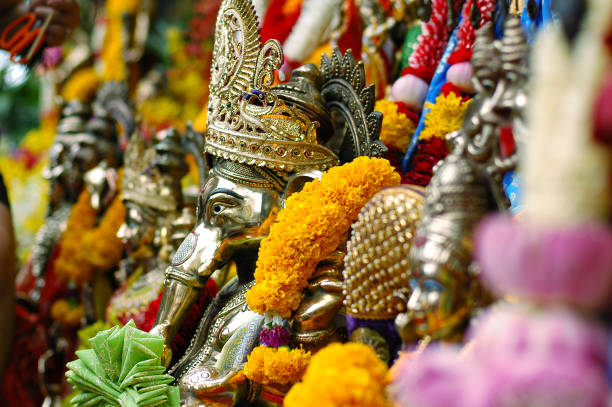 istock Gnash's statue Revered in Hinduism/ Uma Devi Temple Silom Rd., Bangkok, Thailand 1280871669