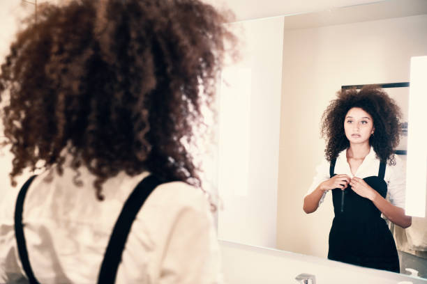 istock Woman in bathroom 1280872614