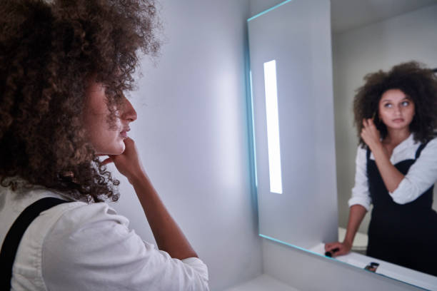 istock Woman in bathroom 1280872776