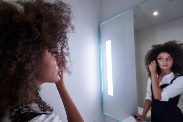 istock Woman in bathroom 1280872846