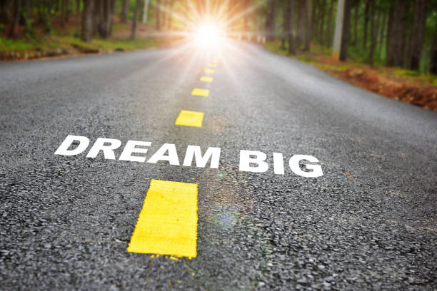 istock Dream big word on road 1280878484