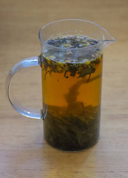 istock chamomile tea in a glass jug 1280878936