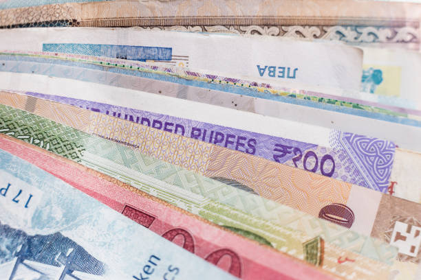 istock Paper money background of the different countries 1280884802