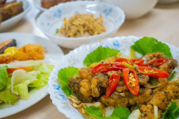 istock Many Thai food on the table, ready to eat 1280890159